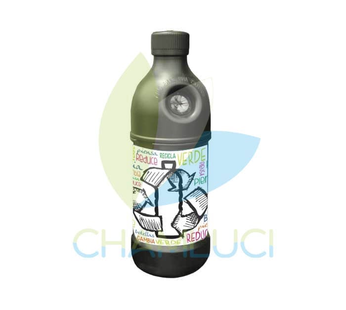 Contenedor en forma de botella