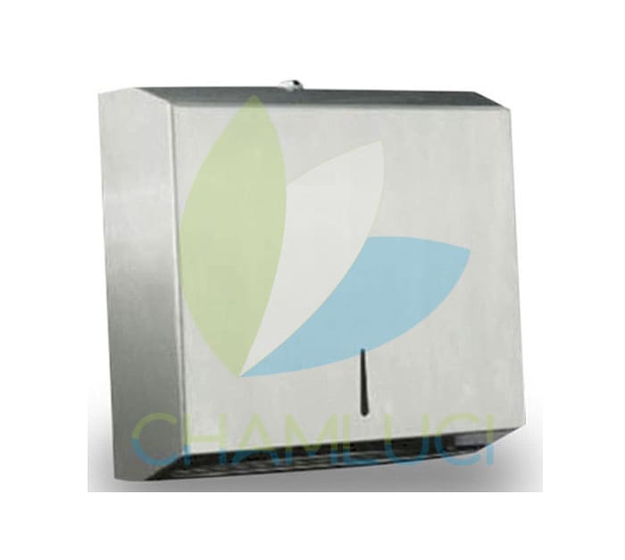 Dispensador de papel interfoliado acero