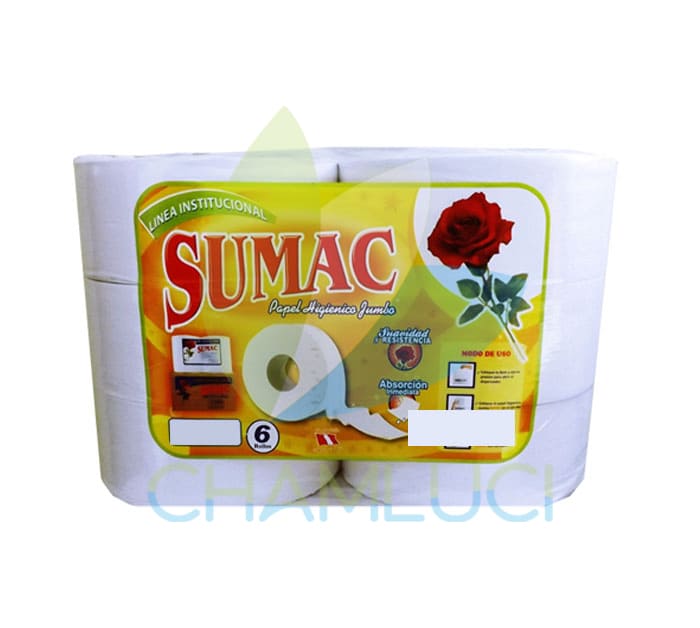 Papel higiénico jumbo sumac