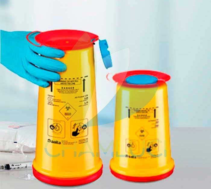 Recipiente para punzocortante-2