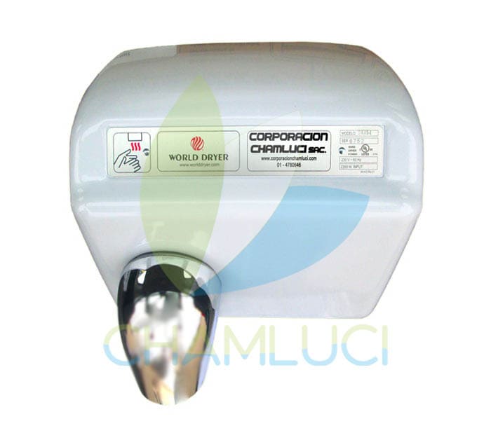 Secador de manos automático blanco-2
