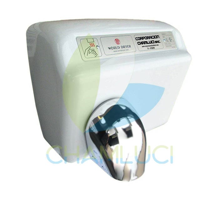 Secador de manos automático blanco