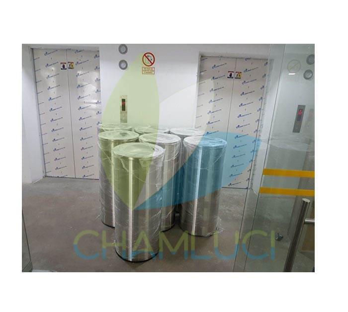 Tacho con tapa giratoria en acero-4