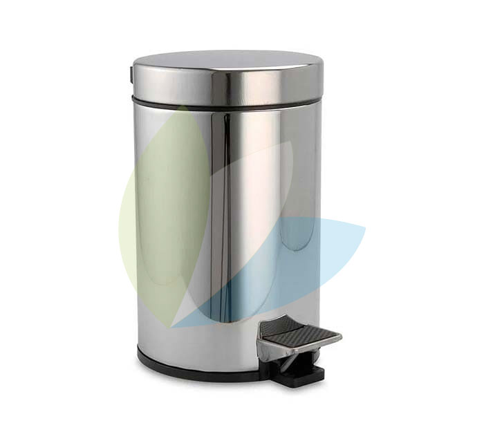 Tacho con pedal de acero de 20 litros